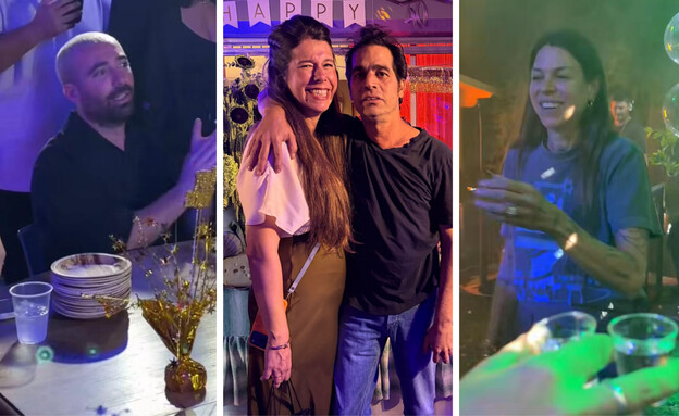 אביב גפן חוגג 40 לשרון קאופמן (צילום: instagram)