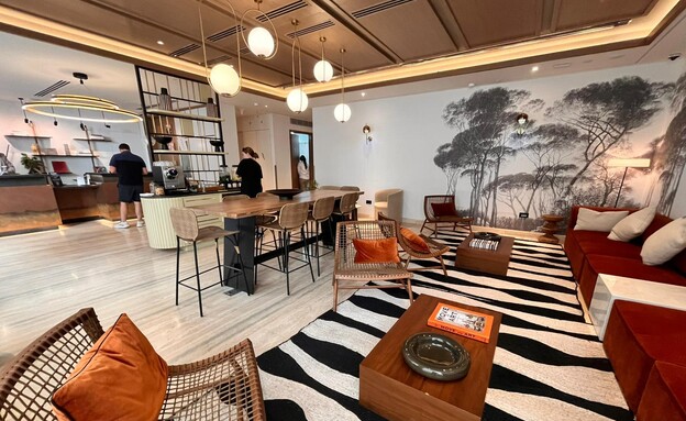 לובי לאונג' מלון נו'צה פתאל ירושלים 