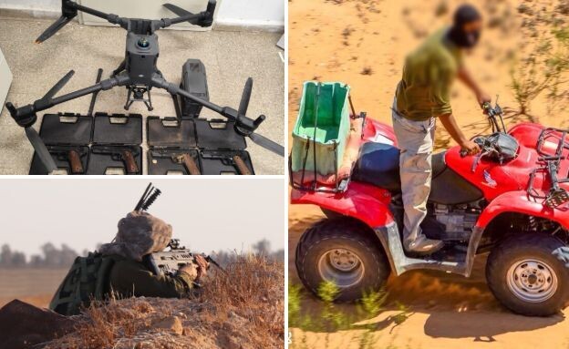 ציד החוליות בגבול (צילום: דוברות המשטרה | דובר צה"ל )