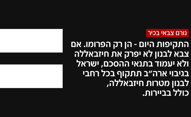 התקיפות הישראליות בלבנון