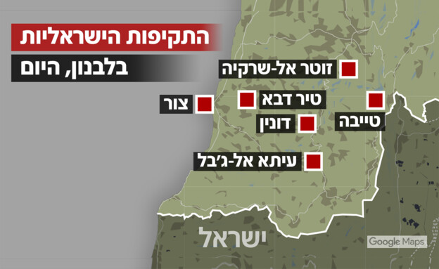 התקיפות הישראליות בלבנון