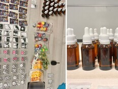 הסמים שנתפסו על הסוחר