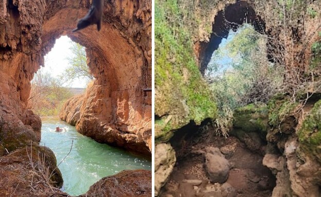 נחל צלמון לפני ואחרי נחל צלמון לפני ואחרי