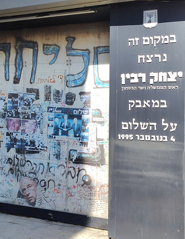  שימור כתובות לזכרו של יצחק רבין ז"ל