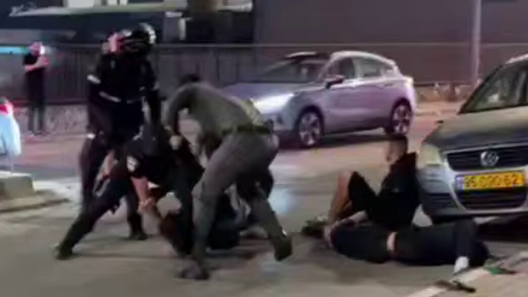 תגרת אוהדים אלימה בסכנין