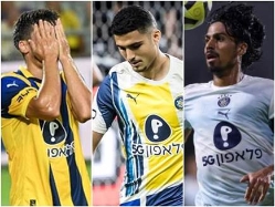 שפיץ קהה. פרץ, מדמון וניקולאסקו (אלן שיבר) (צילום: ספורט 5)