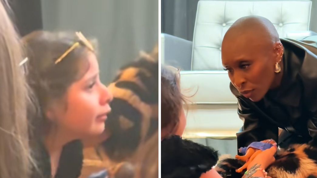 סינתיה אריבו והמעריצה הנרגשת