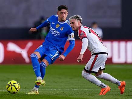 פדריקו ולאוורדה. נפצע והוחלף, בריאל יקוו שזה לא חמור (GETTY)