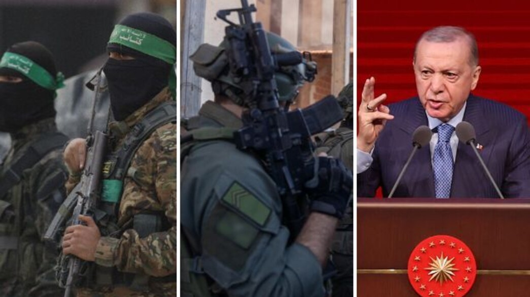 הנשיא הטורקי והכוחות מול המחבלים