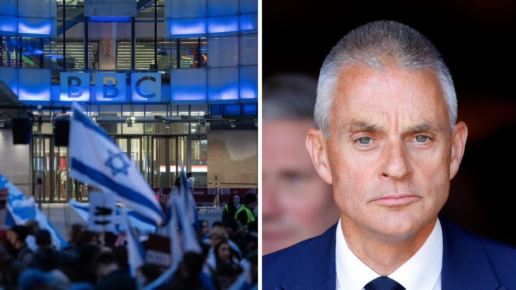 טים דייבי, הפגנה מחוץ לאולפני ה-BBC