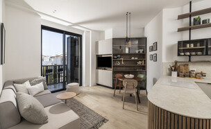 דירה בהרצל תכנון ועיצוב סטפני ונטע-לי  (צילום: עידן גור)