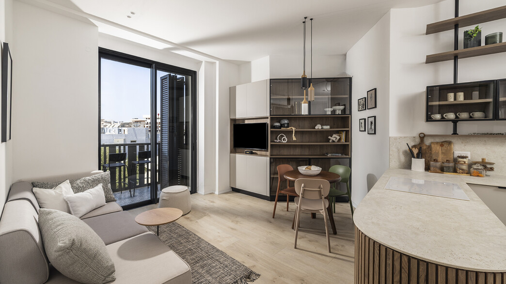 דירה בהרצל תכנון ועיצוב סטפני ונטע-לי 