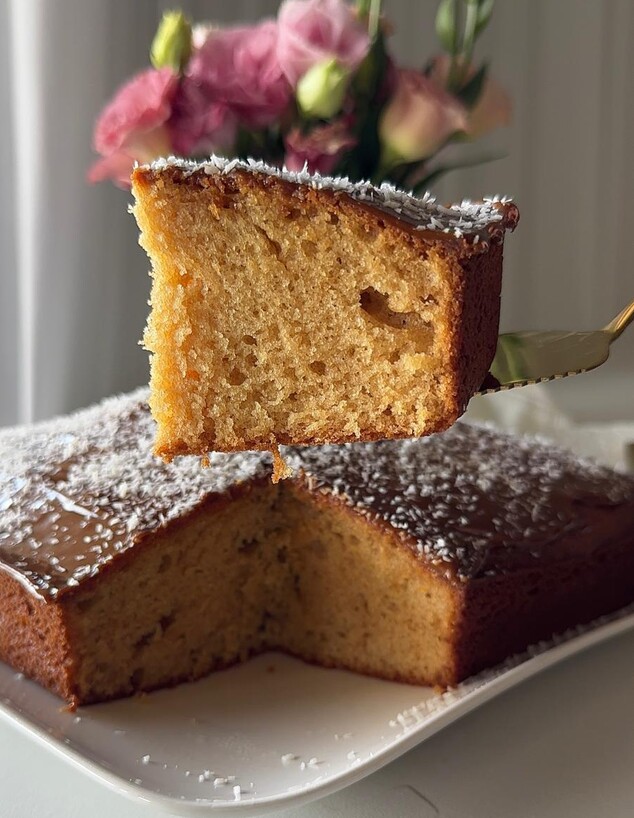 עוגת ריבת חלב וקוקוס. קלה קלה