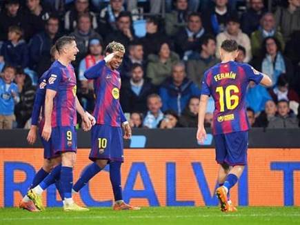 לאמין הפסיק לענות בשער מהיר משלו (Photo by MIGUEL RIOPA/AFP via Getty Images)