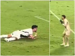 תיעוד מרשתות חברתיות, שימוש לפי סעיף 27א לחוק זכויות יוצרים. לפניו (צילום: ספורט 5)