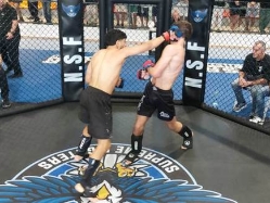 יצאנו לדרך. ליגת ה-MMA הישראלית (איגוד MMA בישראל) (צילום: ספורט 5)