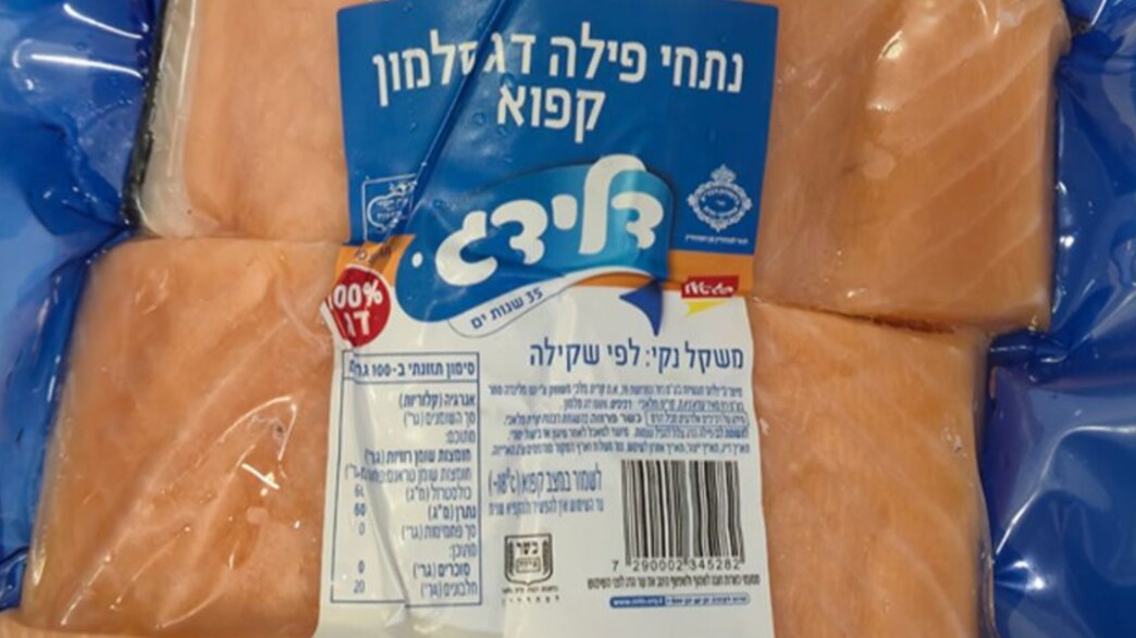 נתחי פילה סלמון קפוא