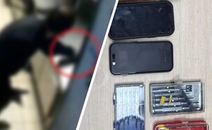 פריצה (צילום: דוברות המשטרה)