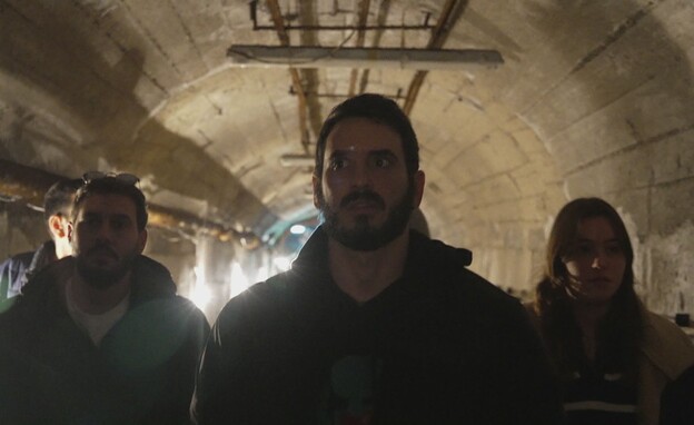 בני המשפחות בסט הצילומים של הסרט