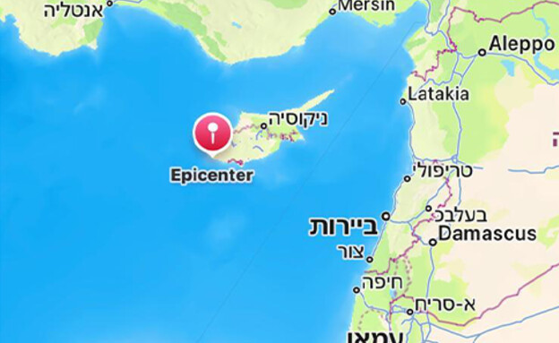 רעידת אדמה בקפריסין