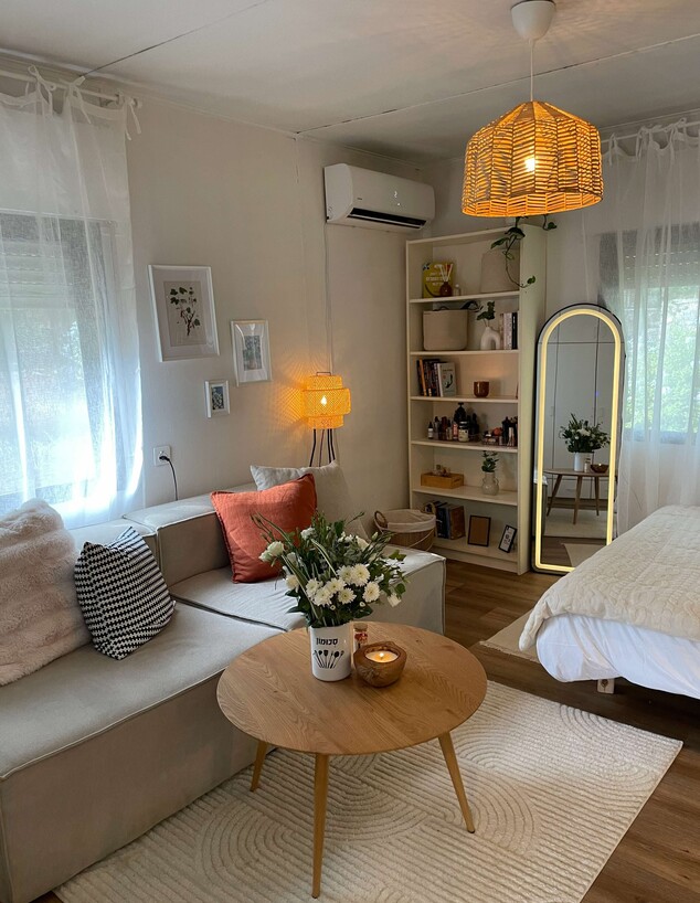 דירת חדר בקיבוץ מעצבת ליאל בנווניסתי דירת חדר בקיבוץ מעצבת ליאל בנווניסתי