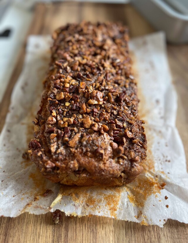 עוגת מייפל פרווה. כן, ברור שיש אגוזים