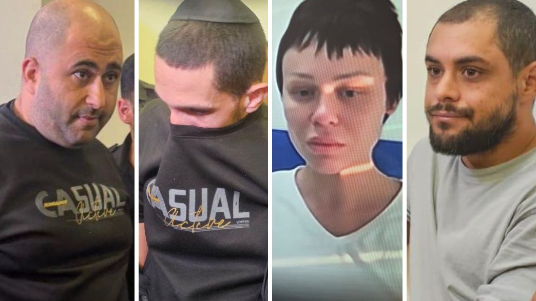 מימין: דוד קריכלי, לין פאר, בר אוטמזגין ומאור אליש