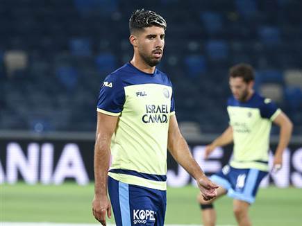 &ldquo;קשה להתאמן לבד&ldquo;. כהן (אלן שיבר) (צילום: ספורט 5)