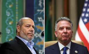 סטיב וויטקוף, ח'ליל אל-חיה (צילום: רויטרס)