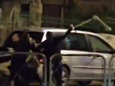 עם אלות וכלי עבודה: קטטה אלימה בין חסידי ברסלב לערבים