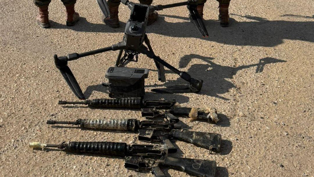 תמונות של אמצעי לחימה שהוחרמו