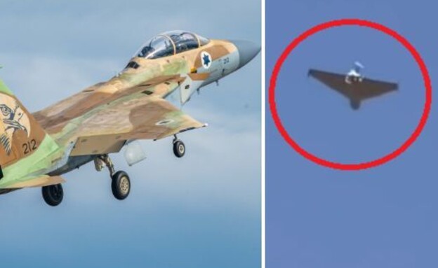 הקרב על השמיים (צילום: רשתות חברתיות לפי סעיף 27 א', דובר צה"ל)