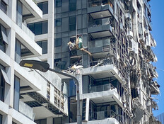 אחרי פגיעת הטיל האיראני: בשורה לדיריי הבניין בת"א