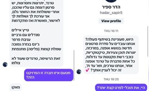 הודעות מפרופיל המתחזה ל-mako (צילום: פרטי)
