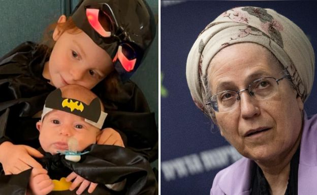 אורית סטרוק, כפיר ואריאל ביבס (צילום: יונתן זינדל, פלאש 90)