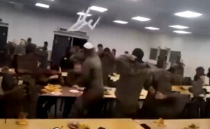 תקרית אלימה במוצב צבאי בצפון (צילום: דניאל עמרם ללא צנזורה בטלגרם)