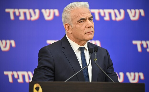 יאיר לפיד (צילום: אלעד גוטמן)