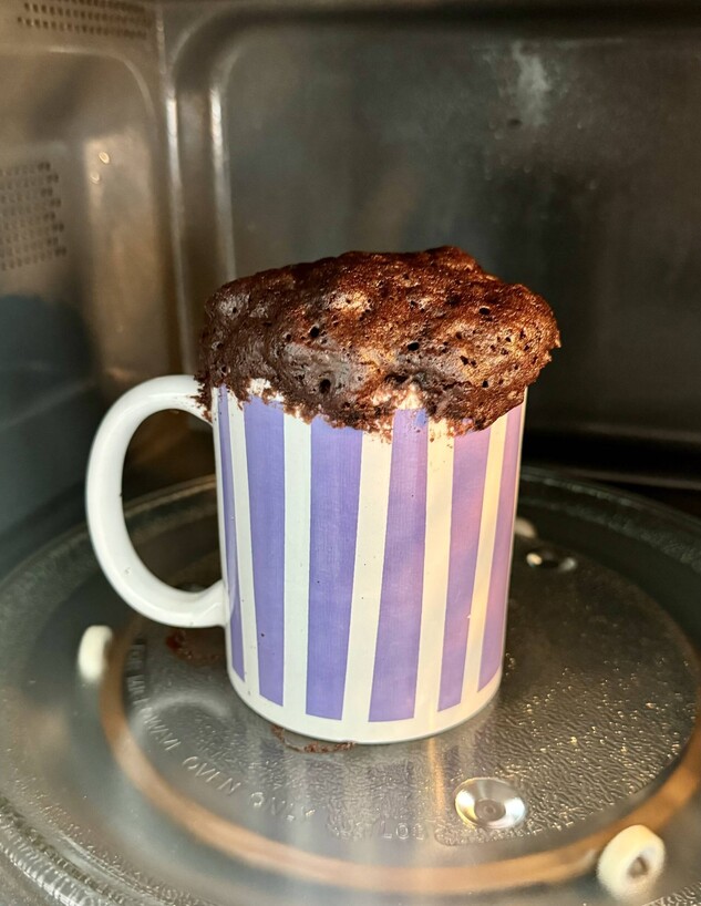 עוגת שוקולד בספל