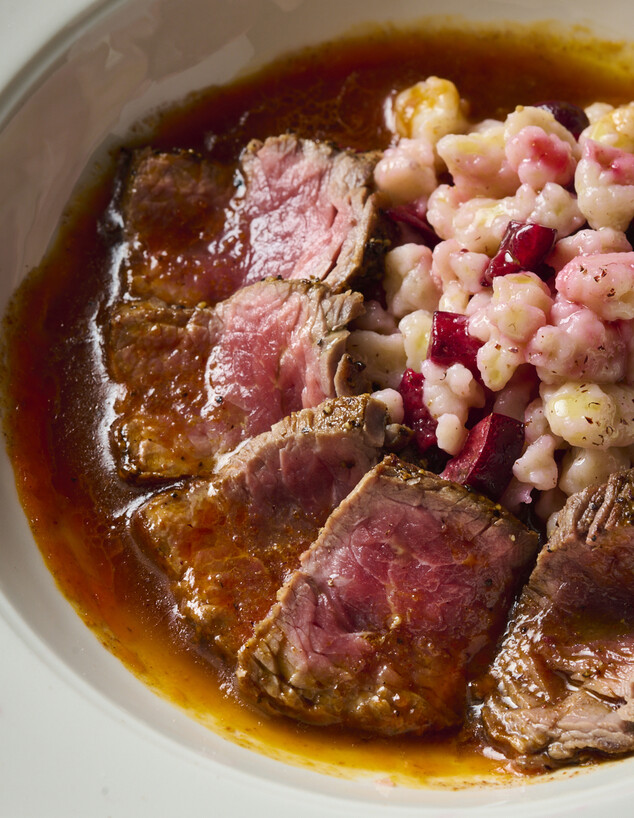 טטאקי פילה בקר עם סלט שפצלה - ניצן אהרן