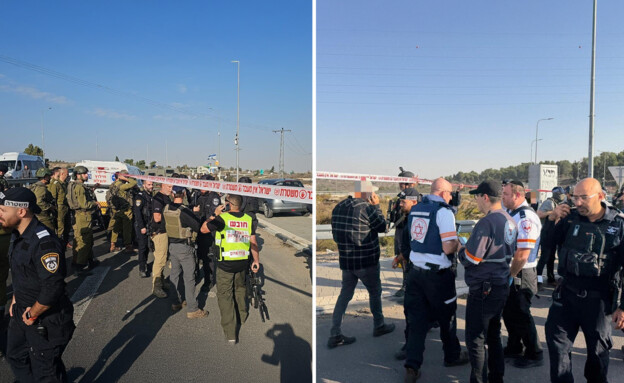 פיגוע דריסה משולב בצומת הגוש