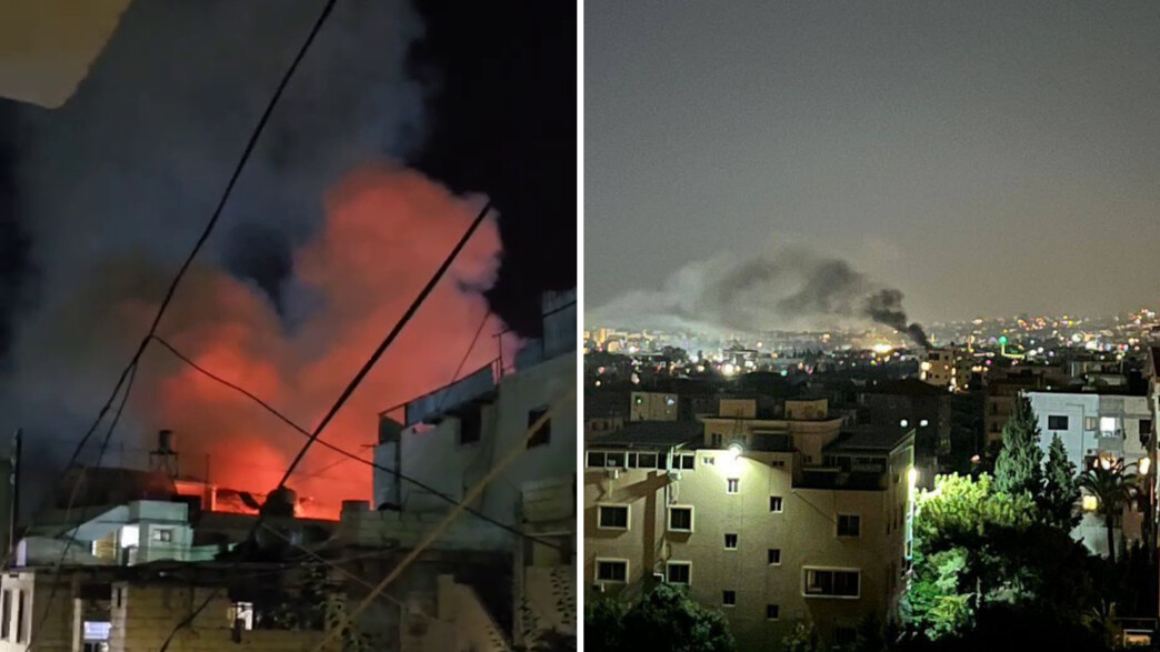 תיעוד התקיפה בלבנון