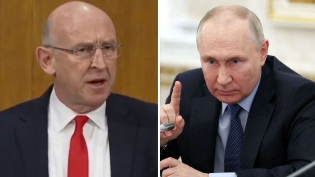 פוטין והבכיר הבריטי פוטין והבכיר הבריטי