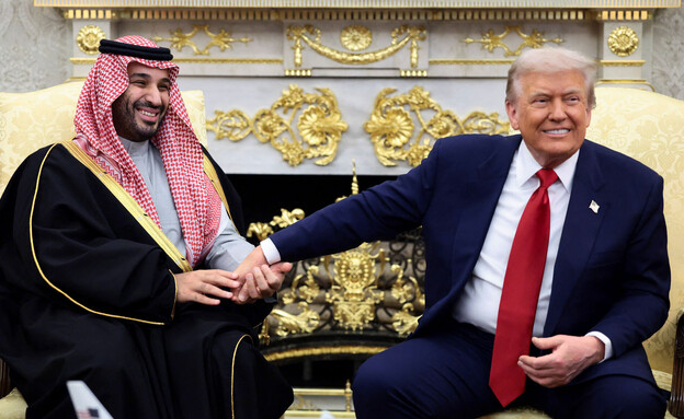 נשיא ארה"ב טראמפ ויורש העצר בן סלמאן