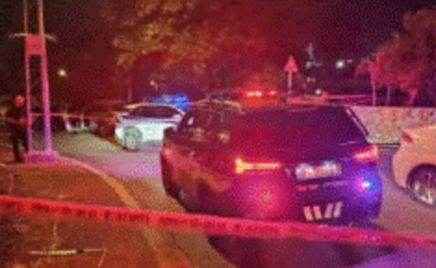 זירת הרצח בחדרה (צילום: דוברות המשטרה)