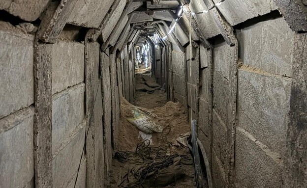 המנהרה שבה הוחזק הדר גולדין