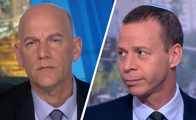 עמית סגל, גיא פלג (צילום: חדשות 12)