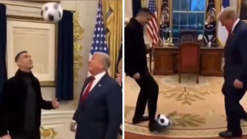 טראמפ ורונאלדו בסרטון ה-AI