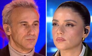 שירי מימון ואסף אמדורסקי (צילום: מתוך "הכוכב הבא", קשת 12)