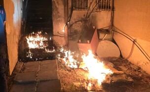 חשד להצתות בבאר שבע: שרפות בתשעה בניינים (צילום: מתנאל בושרי)