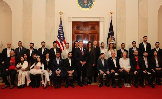 שורדי שבי בפגישה עם משלחת בכירים בממשל האמריקאי